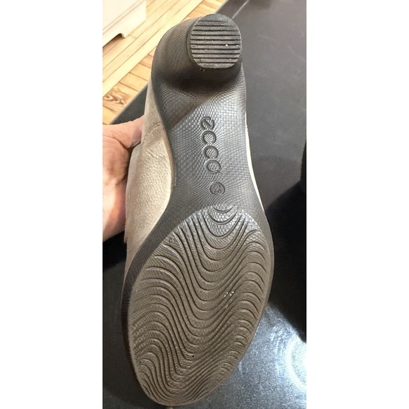 Ecco Amber Sculptured Ankle Casual Boot Womens Size 7.5 38 Gray Black - Picture 12 of 12